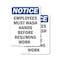 Signmission Safety Culture Sign, 5 in Width, Vinyl Decal, Rectangle OS-2PACK-NS-D-57-V-11970 - alternate 1
